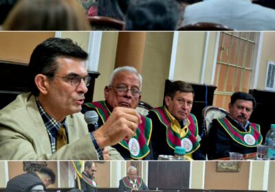 Anoche, invitado por el Colegio de Politólogos de La Paz, participé en un conversatorio…