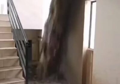 | La intensa lluvia en #LaPaz provocó inundaciones en viviendas de la zona…