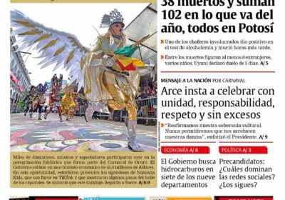 Buenos días, estimados seguidores. Les presentamos la #portada de nuestra edición impresa de hoy,…