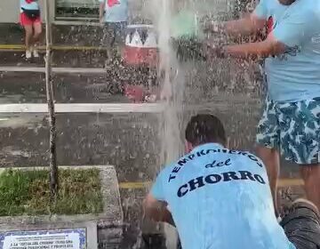 | #Tarija Los «Tempraneros del Chorro» abrieron la principal llave de agua de…