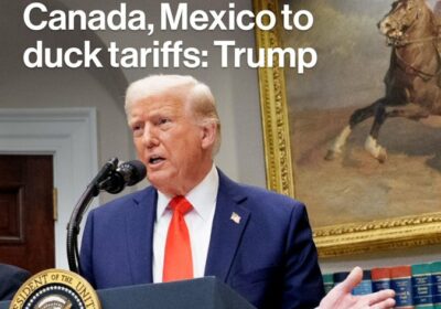 🇺🇸 | Trump descarta que México y Canadá eviten los aranceles del 25% que…