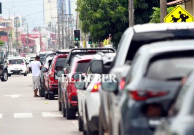 | Este es el panorama en el surtidor Bio Petrol ubicado en la…