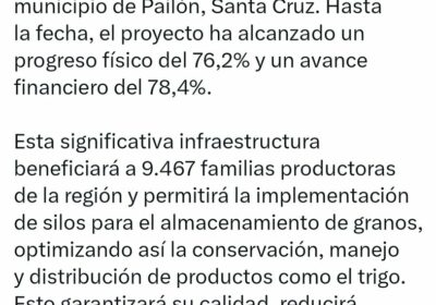 | El presidente Luis Arce informó que la construcción de la Planta de…