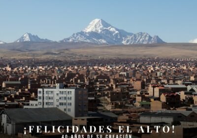 | ¡Felicidades #ElAlto!