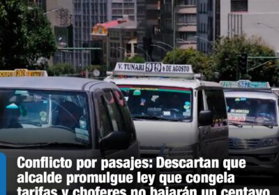 | Los choferes se declararon en estado de emergencia y advirtieron con un…