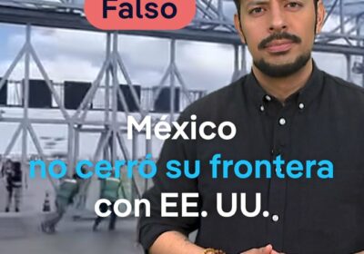 ¿Cerró México su frontera con EE. Un video viral afirma que la Guardia Nacional…