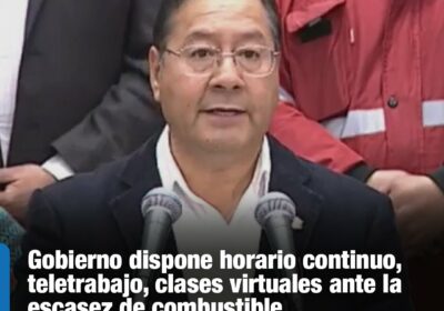 | #Política El mandatario lanzó 10 «medidas paliativas» debido al desabastecimiento de combustible.…