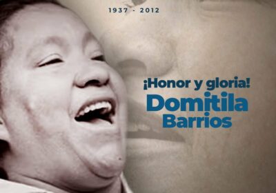 A 13 años de su partida física, recordamos y rendimos homenaje a Domitila Barrios,…