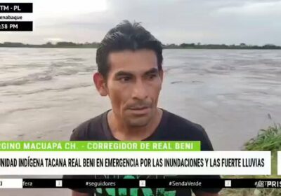 | El corregidor de la comunidad indígena tacana #RealBeni llegó a #Rurrenabaque en…