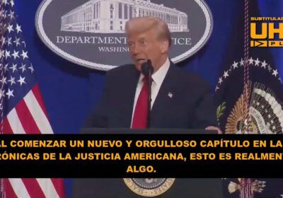 🇺🇸 | Trump declara el inicio de “un nuevo capítulo en la justicia estadounidense”…