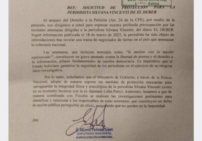 | Tras que Silvana Vicenti recibiera amenazas por publicar una nota que revela…