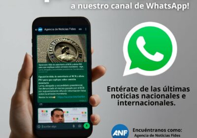 | ¡Ú𝐧𝐞𝐭𝐞 𝐚 𝐧𝐮𝐞𝐬𝐭𝐫𝐨 𝐜𝐚𝐧𝐚𝐥 𝐝𝐞 #𝐖𝐡𝐚𝐬𝐭𝐀𝐩𝐩! Conoce las noticias más relevantes del…