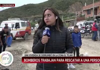 | #Sucre Se reporta la caída de un muro de contención sobre una…