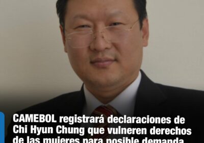 | #Política La CAMEBOL exigió al candidato que se retracte y pida disculpas…