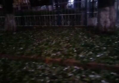 #Chuquisaca | Una fuerte granizada cayó este sábado en el municipio de #Zudáñez. Reportan…