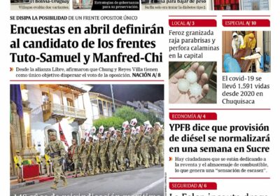 Buenos días, estimados seguidores. Les presentamos la #portada de nuestra edición impresa de hoy,…