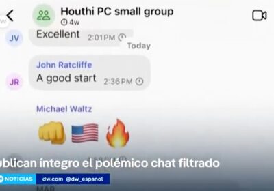 Publican el texto completo del polémico chat sobre #Yemen La revista «The Atlantic» tuvo…