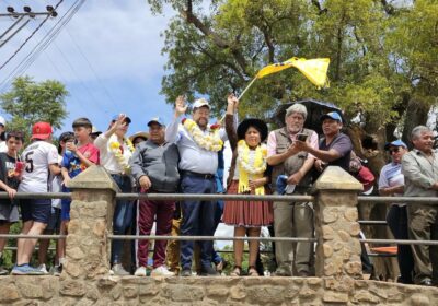 En Tarata Cochabamba sentí el apoyo de la gente. Junto a Toribia Lero llevamos…