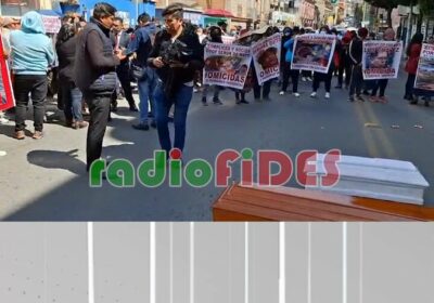 #GrupoFides | #ANF Las víctimas de la explosión ocurrida en Yani-Sorata marcharon hasta las…