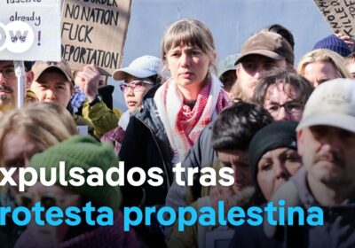 Participantes en toma de universidad deben abandonar Alemania Manifestantes se concentraron Berlín para rechazar…