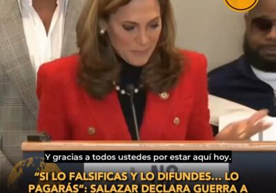 🇺🇸 | “¡Basta de mentiras digitales que arruinan vidas reales!” — @MaElviraSalazar lanza una…