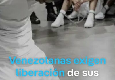 Familiares desesperados exigen liberación de migrantes venezolanos detenidos en El Salvador El exterior de…