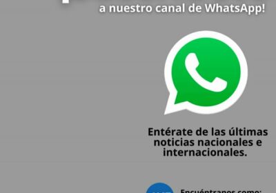 | ¡Ú𝐧𝐞𝐭𝐞 𝐚 𝐧𝐮𝐞𝐬𝐭𝐫𝐨 𝐜𝐚𝐧𝐚𝐥 𝐝𝐞 #𝐖𝐡𝐚𝐬𝐭𝐀𝐩𝐩! Conoce las noticias más relevantes del…