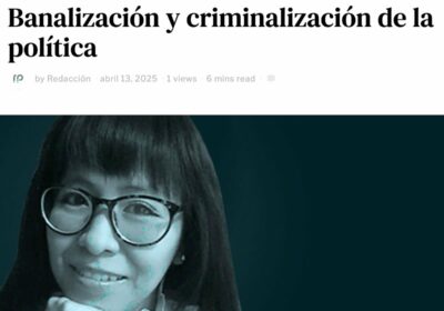 América Yujra identifica cinco objetivos del video difundido por el gobierno de Arce sobre…
