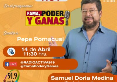 En unos minutos estaré en Fama, Poder y Ganas