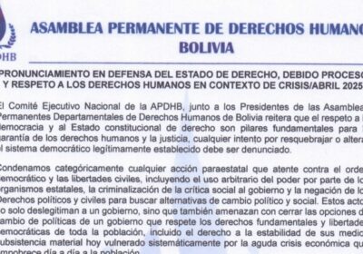 #GrupoFides | #ANF #DerechosHumanos 𝐀𝐏𝐃𝐇𝐁 𝐞𝐱𝐢𝐠𝐞 𝐫𝐞𝐬𝐩𝐞𝐭𝐨 𝐚𝐥 𝐄𝐬𝐭𝐚𝐝𝐨 𝐝𝐞 𝐝𝐞𝐫𝐞𝐜𝐡𝐨 𝐲 𝐝𝐞𝐧𝐮𝐧𝐜𝐢𝐚 𝐜𝐫𝐢𝐦𝐢𝐧𝐚𝐥𝐢𝐳𝐚𝐜𝐢ó𝐧…
