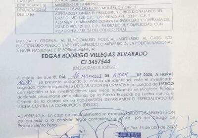 Antes de renegar, divisa qué busca el régimen al citar a Edgar Villegas que,…