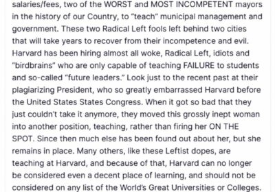 🇺🇸 | Donald Trump: «Todo el mundo sabe que Harvard ha «perdido el rumbo».…