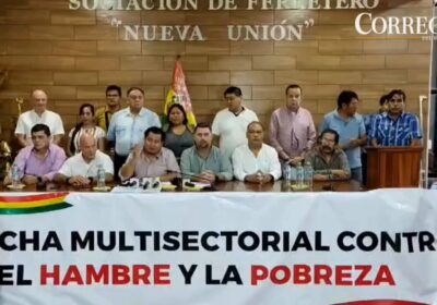 Desde Santa Cruz, el Comité Multisectorial confirmó la realización de la marcha denominada “Contra…