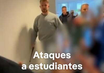 Estudiantes holandeses denuncian golpizas de policías de civil en protesta pro- #Palestina Varios alumnos…