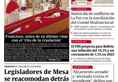 Buenos días, estimados seguidores. Les presentamos la #portada de nuestra edición impresa de hoy,…
