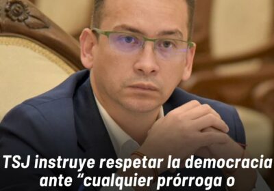 Según el presidente del Tribunal Supremo de Justicia, “no es descabellado, ni es algo…