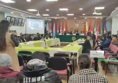 Así se desarrolla este miércoles la primera audiencia pública para abordar las medidas de…