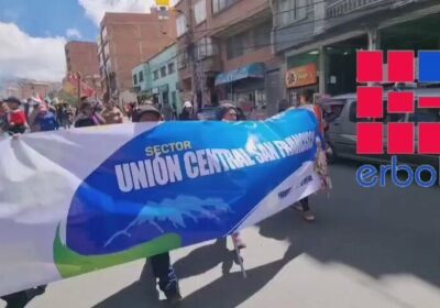 Marcha del Comité Multisectorial denominada “Contra el hambre y la pobreza” desciende hacia el…