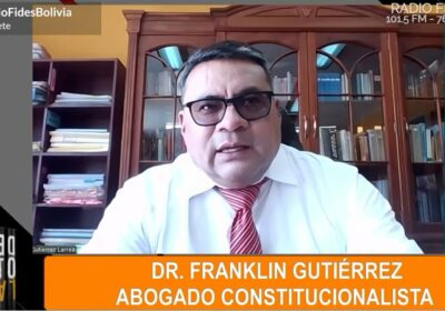#GrupoFides | #ANF El abogado constitucionalista Franklin Gutiérrez advierte que puede haber una «afectación»…