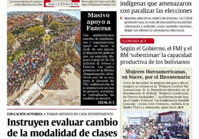 Buenos días, estimados seguidores. Les presentamos la #portada de nuestra edición impresa de hoy,…