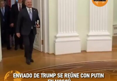 🇺🇸🇷🇺 | El enviado de Trump, Steven Witkoff, se reúne con Vladimir Putin en…