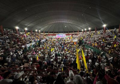 La ola del cambio es imparable. Así se vio el recinto en el que…