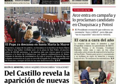 Buenos días, estimados seguidores. Les presentamos la #portada de nuestra edición impresa de hoy,…