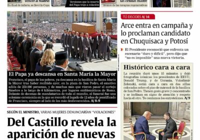 Buenos días, estimados seguidores. Les presentamos la #portada de nuestra edición impresa de hoy,…