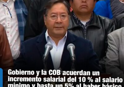 #GrupoFides | #ANF #Economía El ejecutivo de la COB, Juan Carlos Huarachi, indicó que…