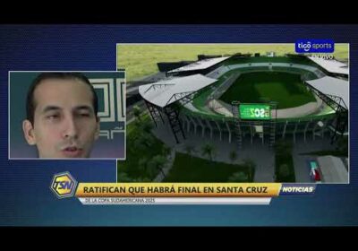 ¡Santa Cruz está confirmada! 🗣 Lo afirmó el comité organizador de la final de la Copa Sudamericana .