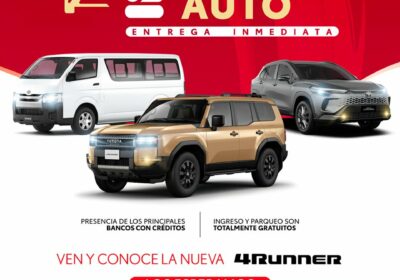 ️ [Espacio Solicitado]️ ¡LLEGÓ CREDIAUTO TOYOSA! Del 08 al 11 de mayo, te esperamos…