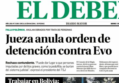 En la nueva #Bolivia que construiremos NO habrá impunidad para depravados ni delincuentes, nadie…