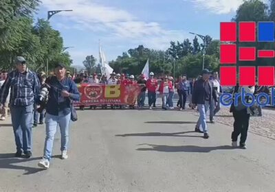 De esta manera se desarrolló la marcha en Tarija por el Día del Trabajo,…