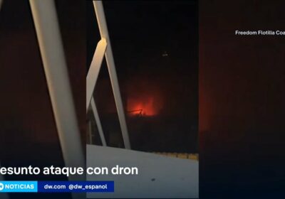 Un barco de #ayuda humanitaria con destino a #Gaza emitió una señal de socorro…